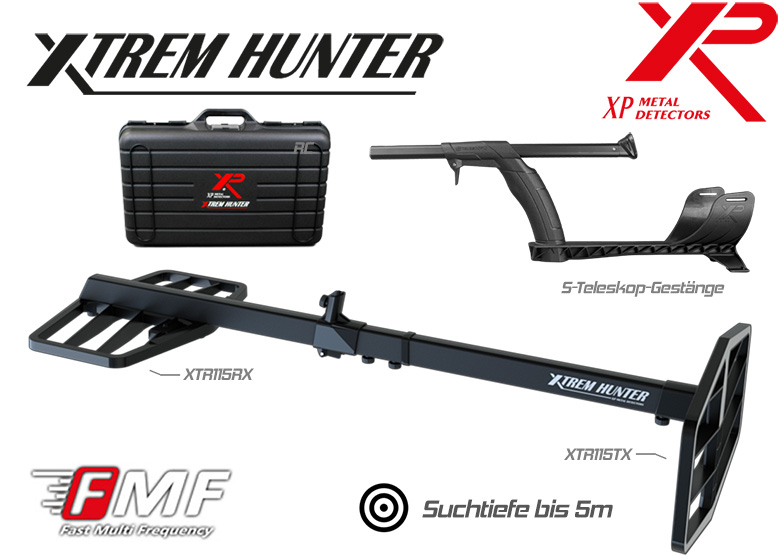 XP XTREM Hunter XTR-115 Tiefensuchgerät als DEUS II Ergänzung