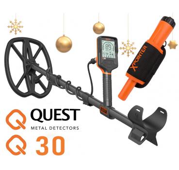 Quest Q30 Metalldetektor incl XPointer im Sommerspecial