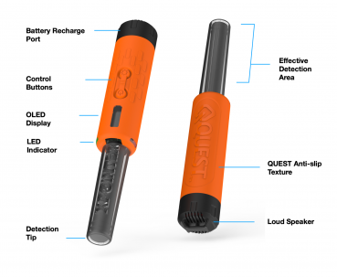 Quest Xpointer MAX Pinpointer Orange incl. Grabungshandschuhe