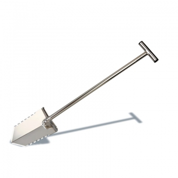 Silent Bull® Edelstahl Spaten mit T-Griff 850mm