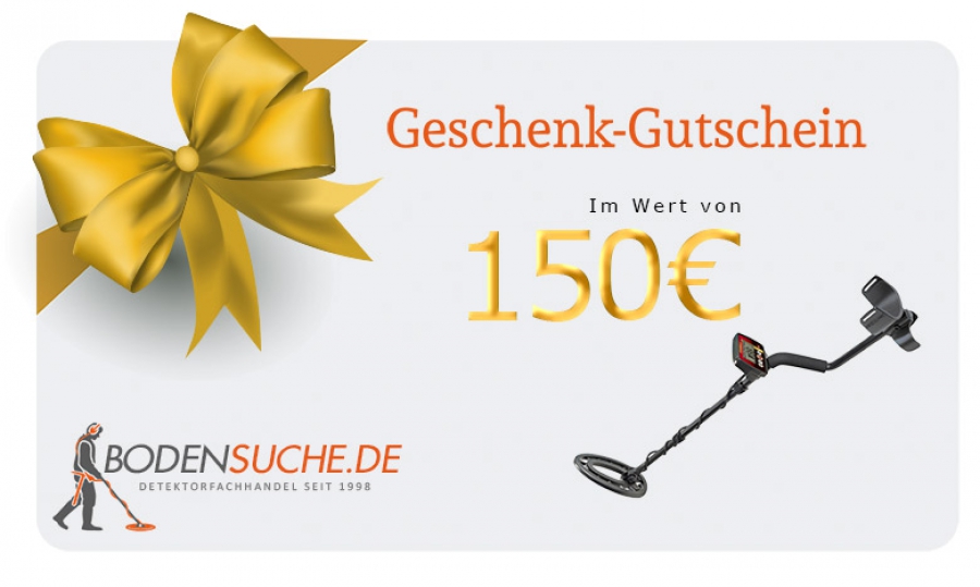 Bodensuche.de Geschenkgutschein 150,00 €