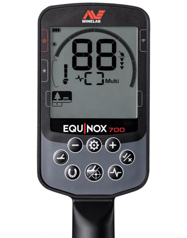 Minelab Equinox 700 Metalldetektor Wasserdicht incl. Funkkopfhörer