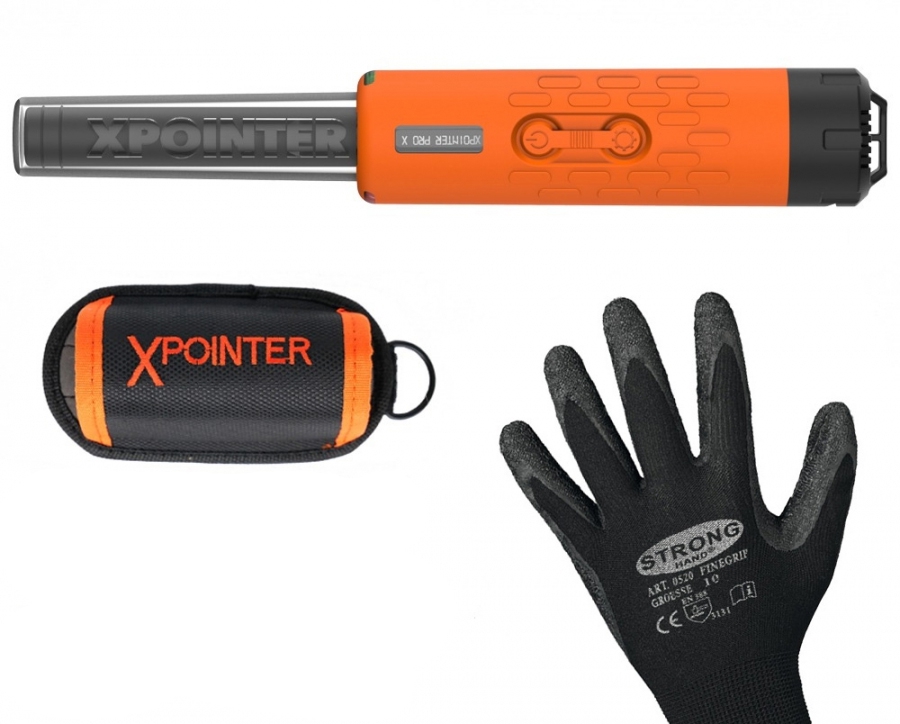 Quest Xpointer MAX Pinpointer Orange incl. Grabungshandschuhe